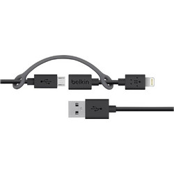 Καλώδιο Belkin Micro-USB με προσαρμογέα Lightning -Μαύρο