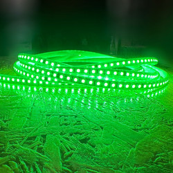 Ταινία LED 220V AC 12W 1100lm 2835 SMD 120 LED/m IP65 Πράσινο Χρώμα 220VGreen UNIVERSO (10 μέτρα)