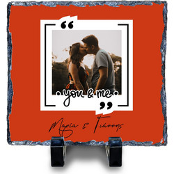 Πέτρα με φωτογραφία You & Me