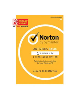 Norton AntiVirus Basic για 1 Συσκευή και 1 Έτος Χρήσης (Ηλεκτρονική Άδεια)