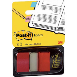 Σελιδοδείκτες 3M Post-It 25.4 x 43.2 mm Red MMM680R