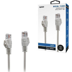 NOD U/UTP Cat.6 Καλώδιο Δικτύου Ethernet 10m Grey