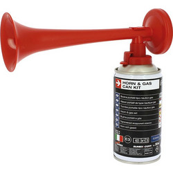 κόρνα γηπέδου με φιάλη 300ml 500hz 110db με πιστοποίηση e3 made in italy 1 τεμάχιο