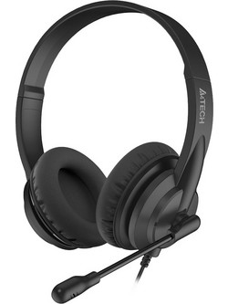 A4Tech HS-10 Over Ear Ακουστικά Υπολογιστή με Μικρόφωνο & 3.5mm Jack