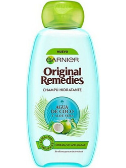 Garnier Fructis Original Remedies Agua Coco Y Aloe Σαμπουάν για Ξηρά Μαλλιά 300ml