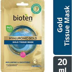 Bioten Hyaluronic Gold Sheet Μάσκα Προσώπου για Ενυδάτωση με Υαλουρονικό 25ml