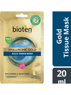 Bioten Hyaluronic Gold Sheet Μάσκα Προσώπου για Ενυδάτωση με Υαλουρονικό 25ml