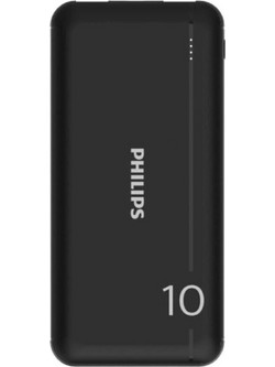 Philips DLP1810NB-62 Power Bank 10000mAh με 2 Θύρες USB-A Black