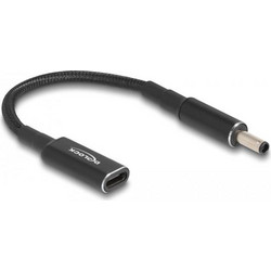 DeLOCK 60036 Καλώδιο Τροφοδοσίας USB-C σε Dell 4.5x3.0mm 15cm Μαύρο