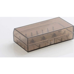 Κουτί Αποθήκευσης Μπαταριών Efest H2 για αποθήκευση έως 2 μπαταριών 18650 Μαύρο