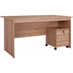 HomeMarkt Σετ Γραφείο Ξύλινο 150x71x74.5cm 2τμχ HM10337.02