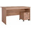 HomeMarkt Σετ Γραφείο Ξύλινο 150x71x74.5cm 2τμχ HM10337.02