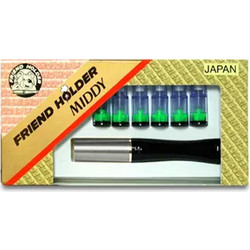 Friend Holder Πιπάκι Regular Middy 8mm - Ασημί (Japan)