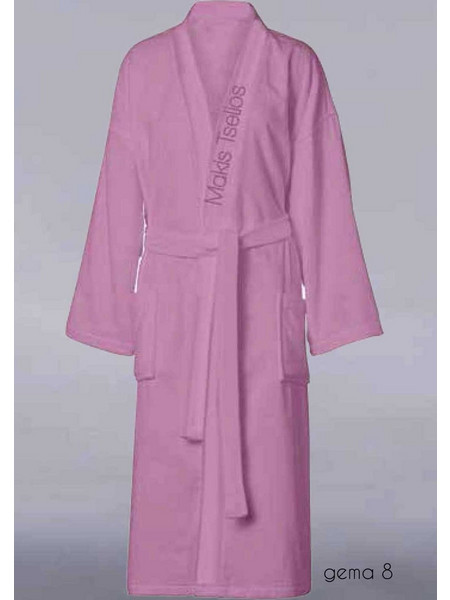 Makis Tselios Gema8 Μπουρνούζι Βαμβακερό Lavender