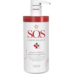 Beox SOS Unbreakable Restore Μάσκα Μαλλιών για Επανόρθωση για Ξηρά & Ταλαιπωρημένα Μαλλιά 500ml
