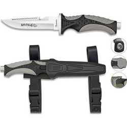 Albainox 32351 Diving Knife Nautilus Grey