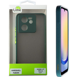 Lime Θηκη Xiaomi 13T Pro 5G 6.67'' Hardshell Fusion Full Camera Protection Green With Yellow KEYS