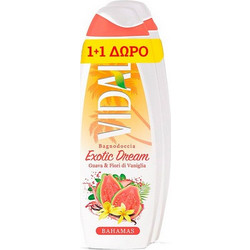 Vidal Exotic Dream Bahamas Αφρόλουτρο σε Gel 2x500ml