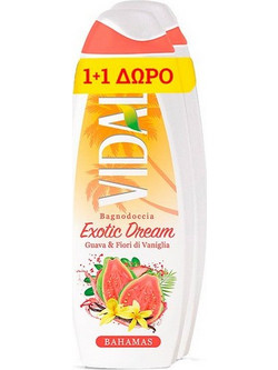 Vidal Exotic Dream Bahamas Αφρόλουτρο σε Gel 2x500ml