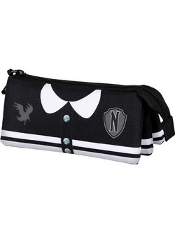 Karactermania Wednesday Varsity Κασετίνα με 3 Θήκες Μαύρη 06148