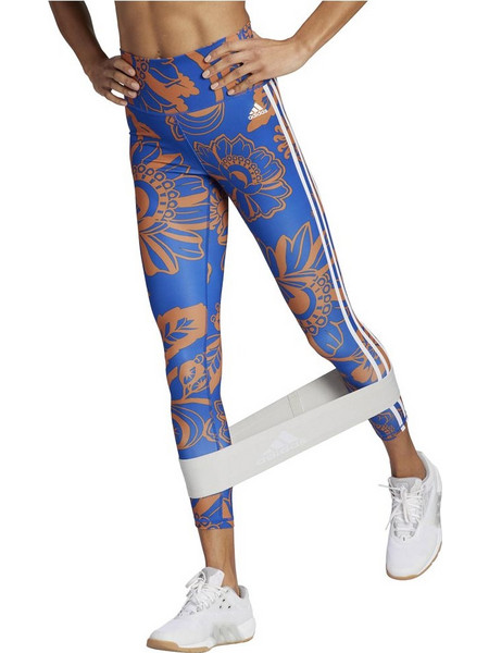 Adidas FARM Γυναικείο Κολάν Μακρύ Ψηλόμεσο Μπλε Πορτοκαλί IM2378