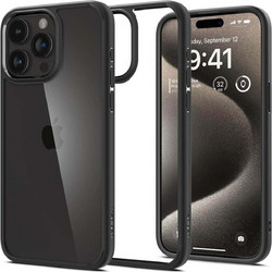 Spigen Ultra Hybrid Back Cover Matte Black (iPhone 15 Pro Max)