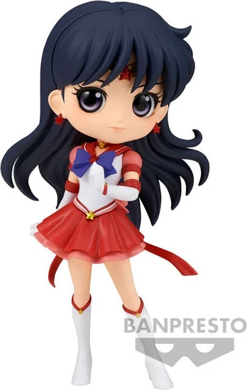 Figura Banpresto Q Posket Eternal Sailor Mars Sailor Moon Cosmos - 14 Cm, Coleccionable, Multicolor