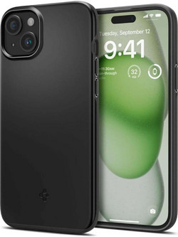 Spigen Thin Fit Back Cover Black (iPhone 15 Plus)
