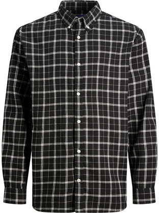 Jack & Jones Ανδρικό Πουκάμισο Μαύρο 12246648