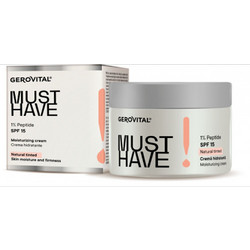 Gerovital Must Have Moisturizing Cream -1% Peptidia SPF15 50ml