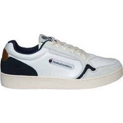 Franklin & Marshall Ανδρικά Sneakers Μαύρα Λευκά FHIG0038L-3544