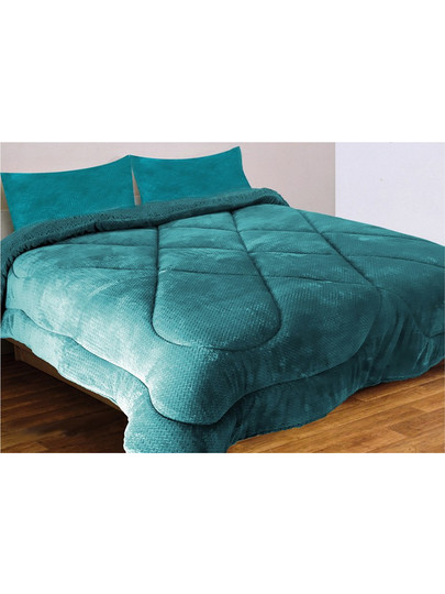Mc Decor Σετ Κουβερτοπάπλωμα Μονό 160x230 Waves Turquoise