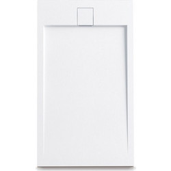 Ντουζιέρα ορθογώνια υψηλής αντοχής ROCCIA Bianco KARAG 170x70x2,5cm