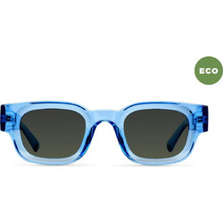 Meller Gamal Azure Blue Γυαλιά Ηλίου Τετράγωνα Κοκάλινα Μπλε με Μαύρο Polarized Φακό