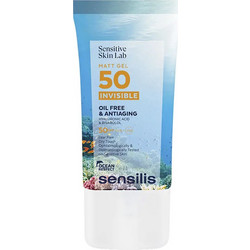 Sensilis Invisible Matt Αντηλιακό Gel Προσώπου Αντιγηραντικό SPF50 200ml