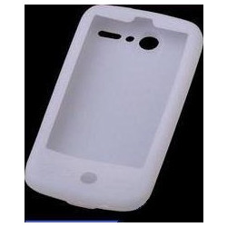 Μαλακή Θήκη Σιλικόνης για HTC Desire Λευκό Ημιδιαφανές HTCDSCWT OEM