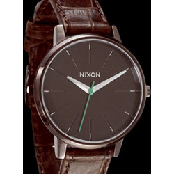 Nixon Ανδρικό Ρολόι με Καφέ Δερμάτινο Λουράκι A108-1924