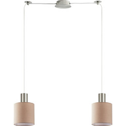 Home Lighting Κρεμαστό Φωτιστικό Οροφής Δίφωτο E27 Καφέ SE21-NM-4-NM2-SH3 77-8431