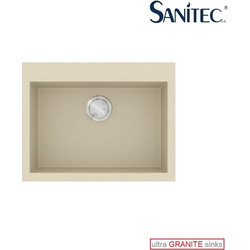 Sanitec Ultra Granite 809 Υποκαθήμενος Νεροχύτης Γρανίτη Ματ Ocra 60x50cm