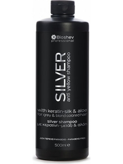 Bioshev Silver Σαμπουάν για Προστασία Χρώματος & Επανόρθωση για Βαμμένα Μαλλιά 500ml