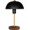 HomeMarkt HM7582.01 Πορτατίφ Ε27 Μαύρο Χρυσό Καφέ Φ23xΥ38cm