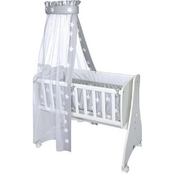 Lorelli First Dreams Stars Σετ Λίκνου Grey 7τμχ