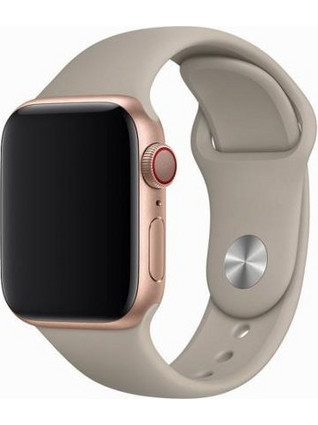 Devia Deluxe Sport Λουράκι Σιλικόνης Grey (Apple Watch 42 / 44 / 45mm)