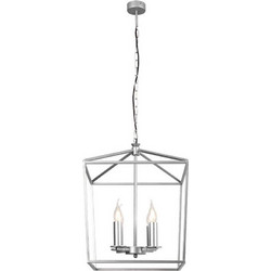Luma Κρεμαστό Φωτιστικό Οροφής LED Ασημί 100-01367-20-silver
