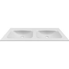 Karag ANIM 120v2 Ένθετος Νιπτήρας Μπάνιου Πορσελάνης Λευκός BDVIV122WH46