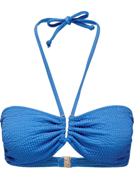 Only Bikini Top Strapless Royal Blue 15314260