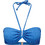 Only Bikini Top Strapless Royal Blue 15314260