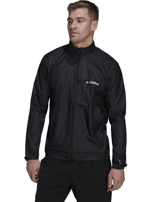 Adidas Terrex Multi Αθλητικό Ανδρικό Μπουφάν Χειμωνιάτικο Αντιανεμικό Μαύρο H53405