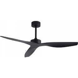 It-Lighting Trent 102000625 Ανεμιστήρας Οροφής 130cm 40W με Τηλεχειριστήριο Μαύρος