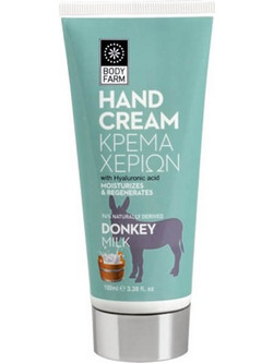 Bodyfarm Donkey Milk Ενυδατική & Αναπλαστική Κρέμα Χεριών & Νυχιών 100ml